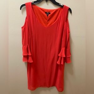 Striking Red MSK Drop Waist Dress